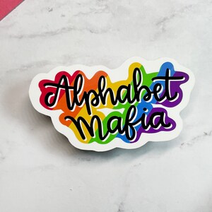 Alphabet Mafia LGBT autocollant | Ordinateur portable iPad Autocollants de bouteille d’eau