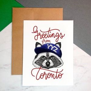 Salutations de Toronto | Carte de vœux amusante | Carte effrontée pour les amis et la famille