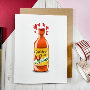Quieres Ser Mi Valentina ? *Carte de Saint-Valentin espagnole* | Tarjeta en espagnol