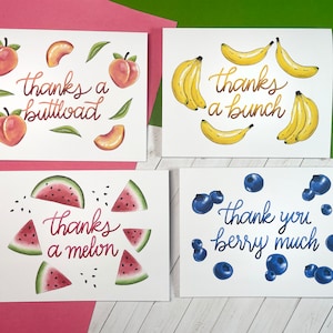 PAQUET DE CARTES | Quatre cartes de remerciement | Drôle de carte effrontée pour votre famille et vos amis
