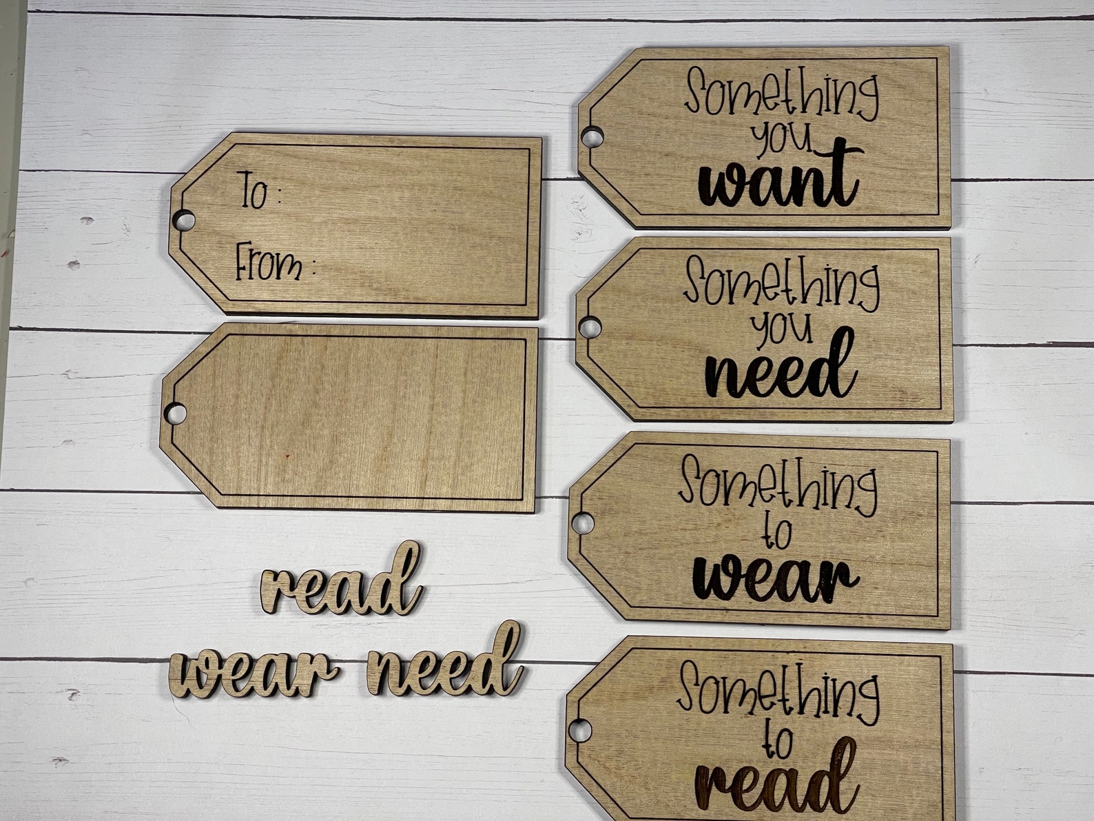 Christmas Gift Tag SVG Something You Want Need Something to Etsy