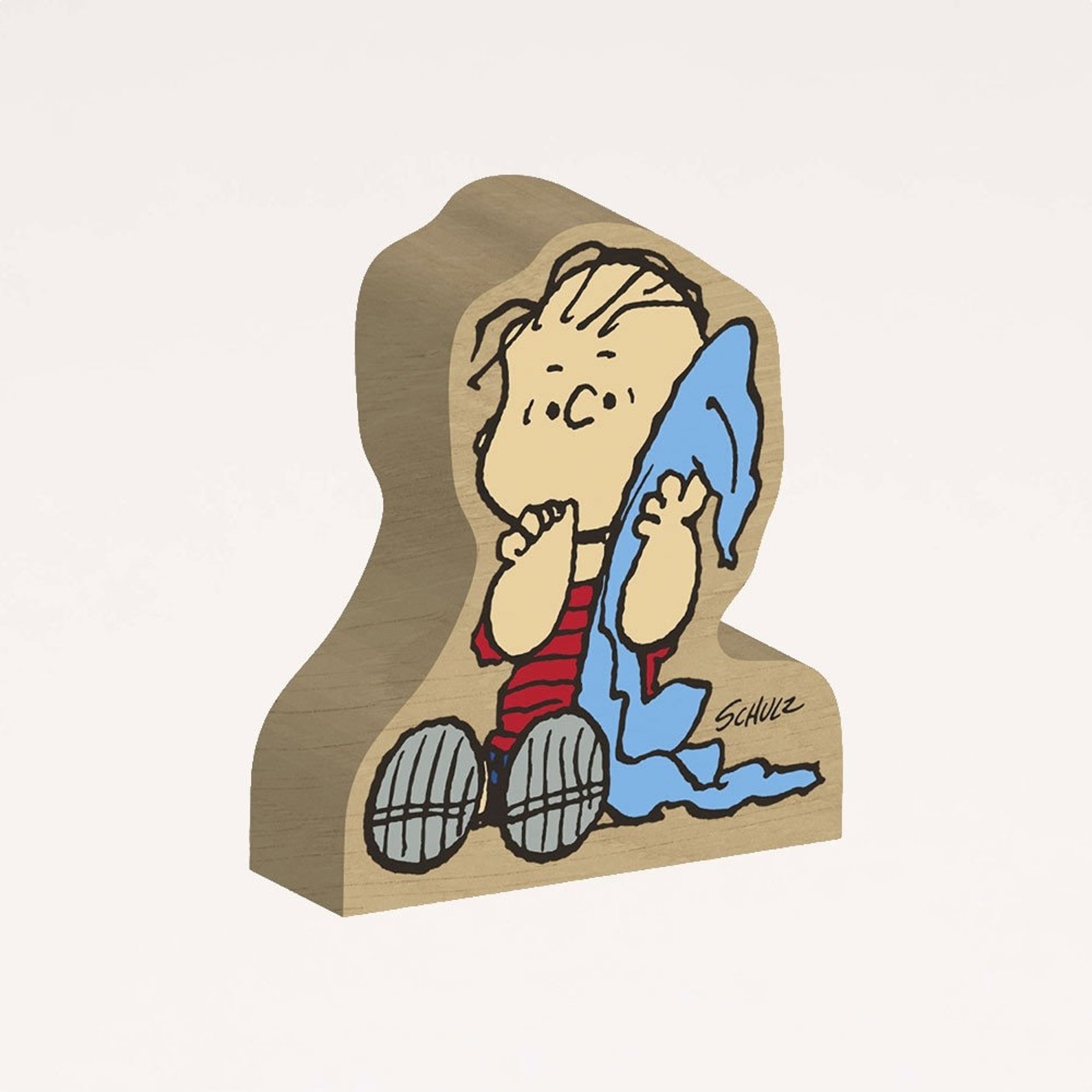 Snoopy&Woodstock Linus Van Pelt Block Figure Etsy