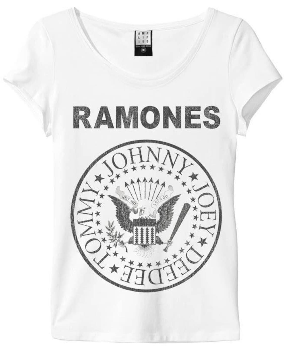 Ramones Ladies White/ Unisex Amplified Tshirt Etsy