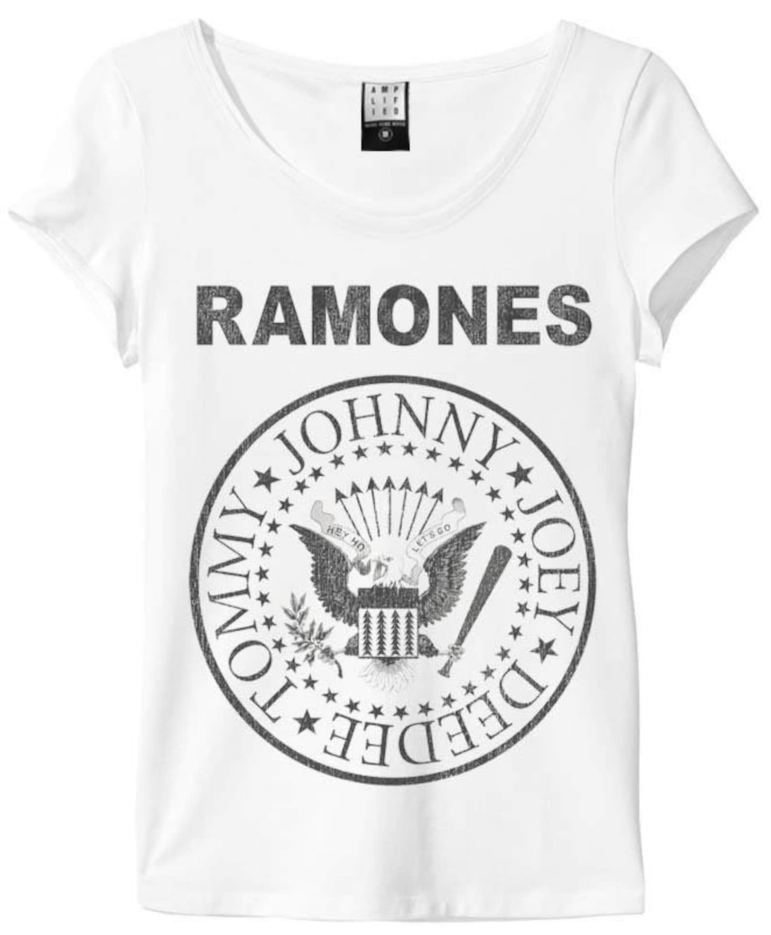 Ramones Ladies camiseta amplificada de mujer blanca/ unisex Etsy
