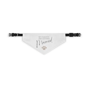 My Parents Are Getting Married! Pet Bandana Collar