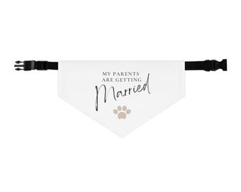 My Parents Are Getting Married! Pet Bandana Collar