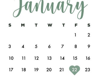 Custom Calendar Date