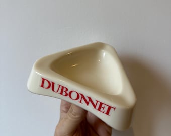 Dubonnet French vintage 1960’s Advertising ashtray trinket tray