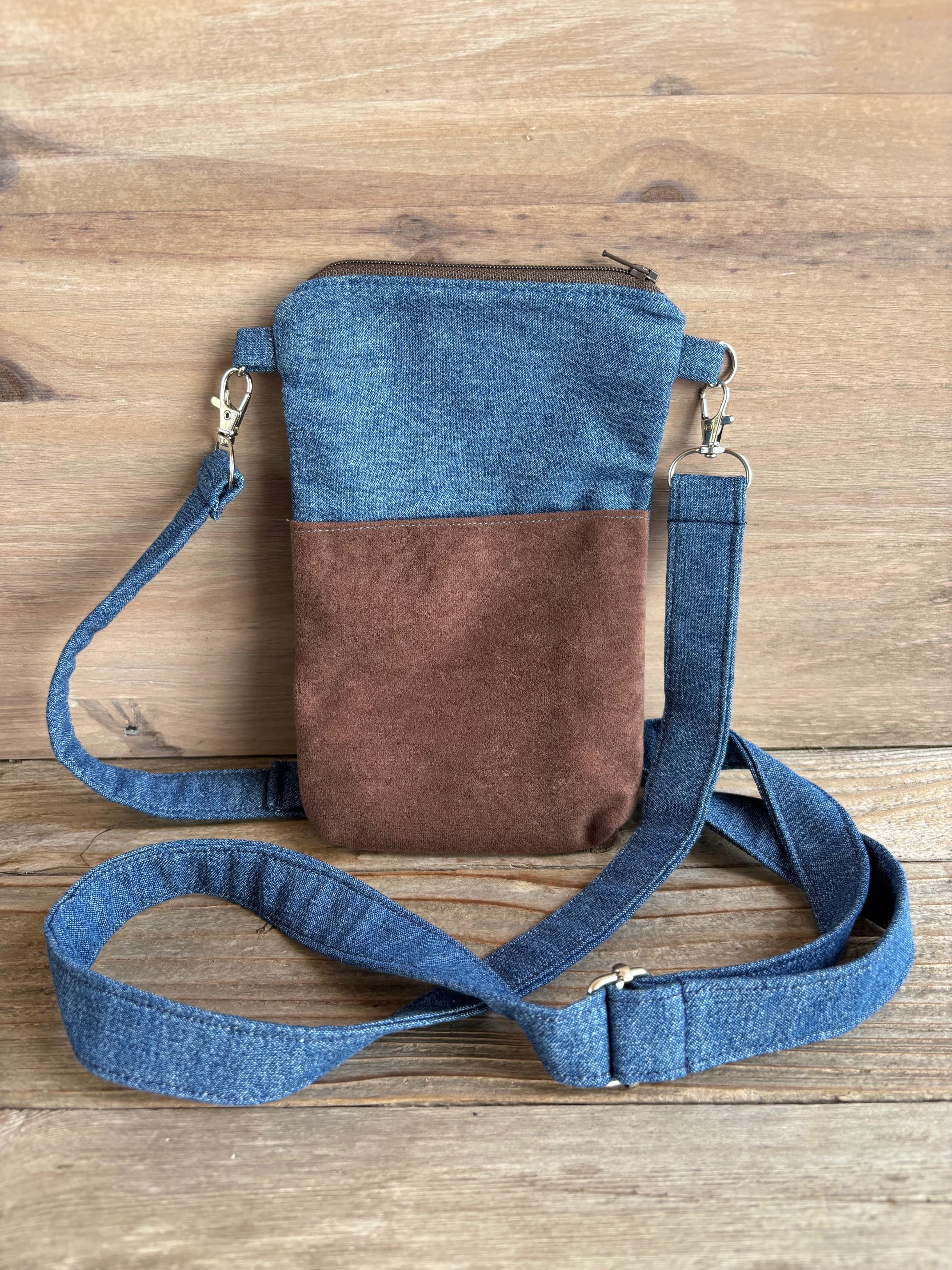 Zip Top Denim Bag - Etsy