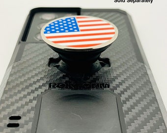 Rokform PopSocket Adapter and Keychain. Attach your Popsocket to your Rokform case!