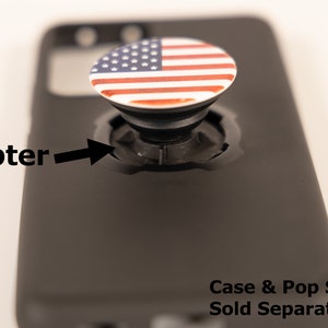 Quadlock PopSocket Adapter and Keychain. Attach your Popsocket to your Quadlock case!