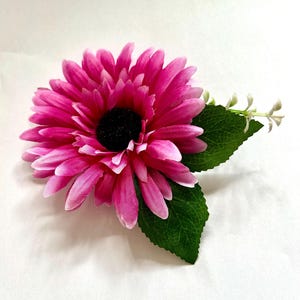 Gerbera Corsage, Hochzeit Corsage, Rosa Gerbera Corsage, Haarclip Corsage, Floraler Haarschmuck