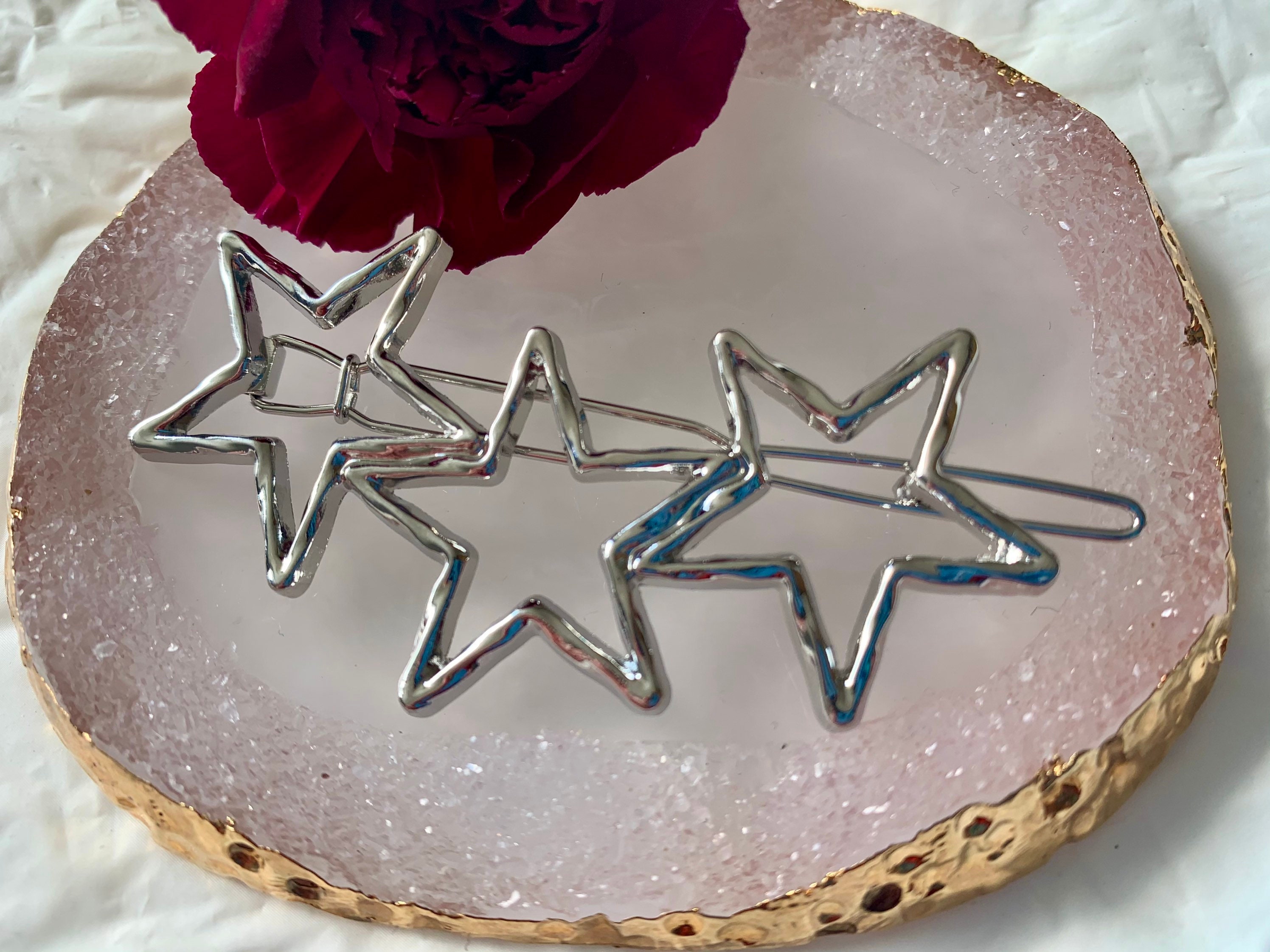 star hair clips