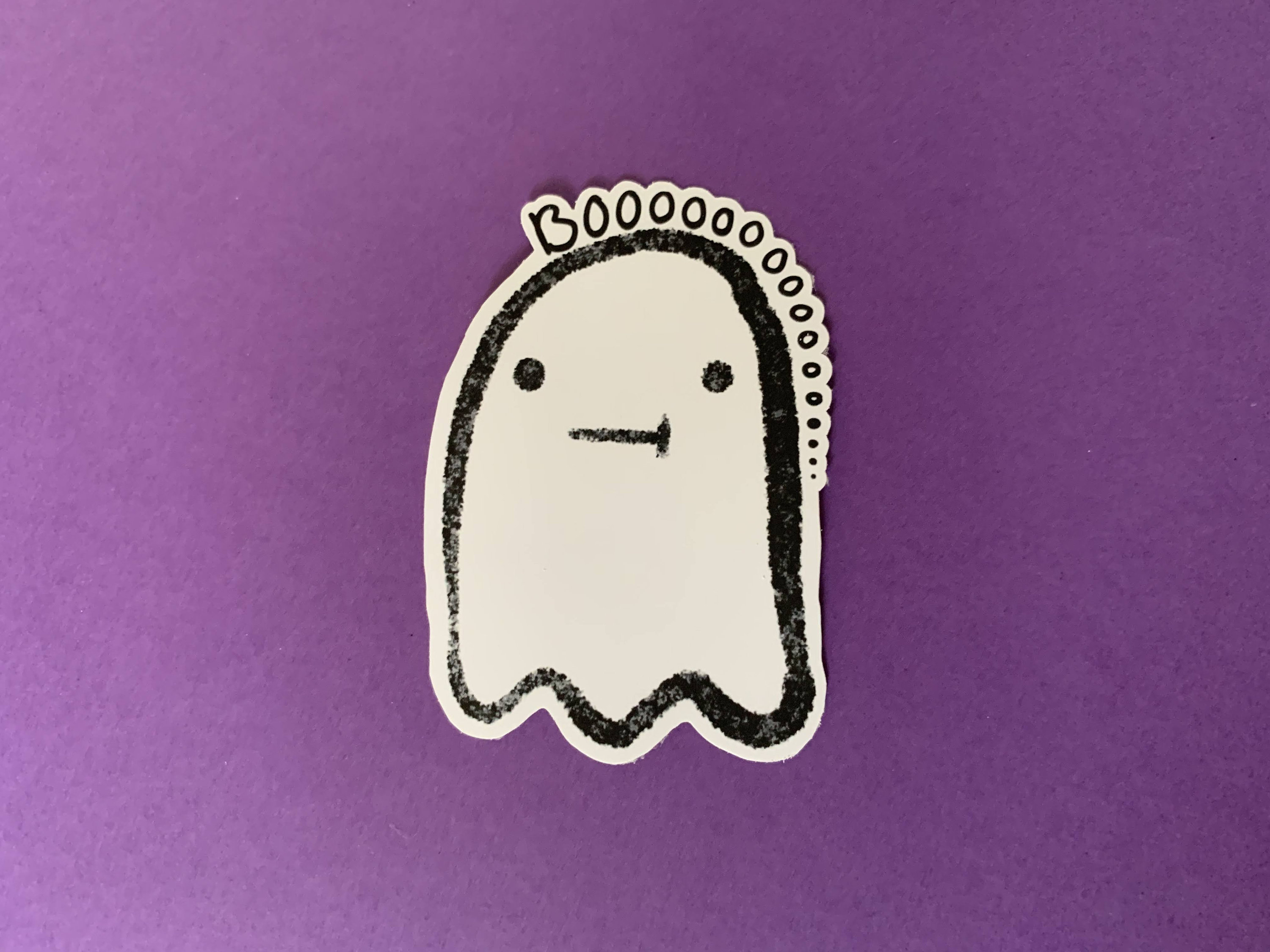 Vinyl Ghost Stickers Individual or Set - Etsy