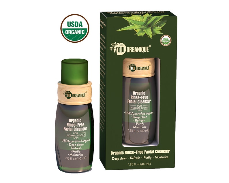 Organic Rinsefree Facial Cleanser, Castile Soap, Face Wash, Organic