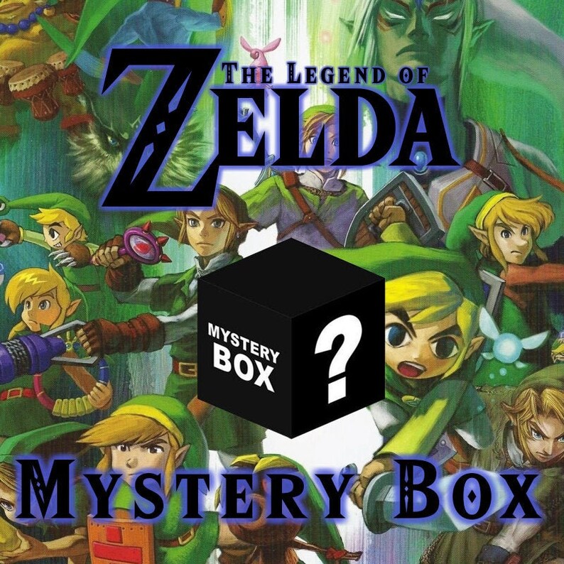 Legend of Zelda Mystery Items Gift Box Cadeau de Noël Etsy