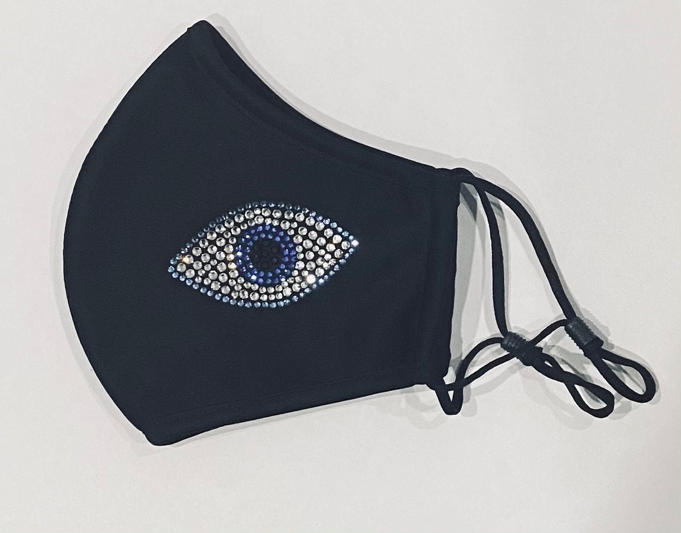 Evil Eye Custom Dog Collar Fancy Rhinestone Collar Small Etsy Norway