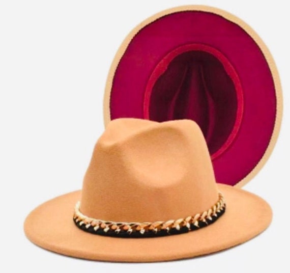 Woolen Nashville Hat With Metallic Chain Band, Western Hat, Cowboy Hat,  Fedora Hat, Outdoor Hats, Trendy, Stylish, Cool Hat, Stockman Hat 