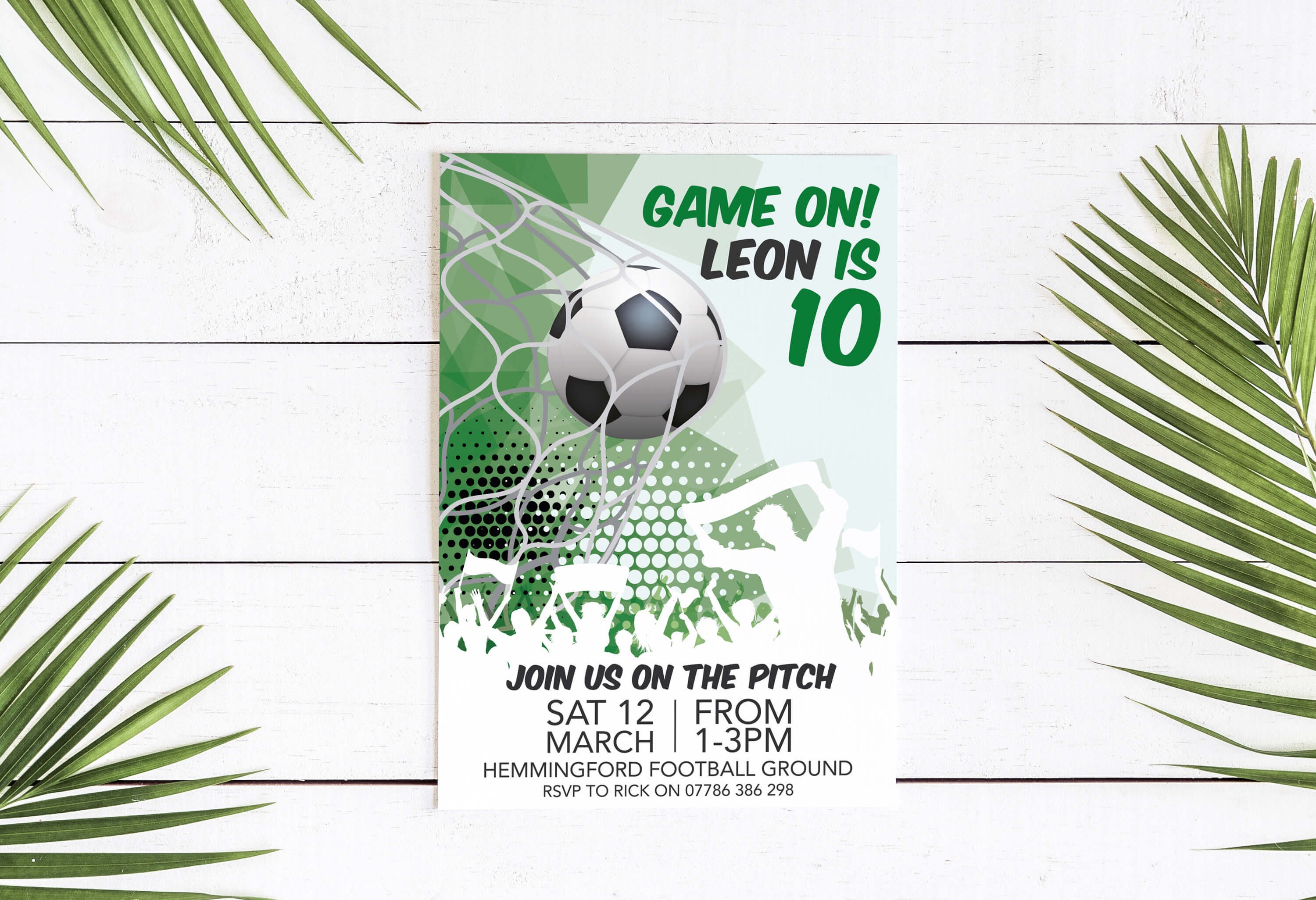 Football Party Invitation Football Birthday Party | Etsy UK