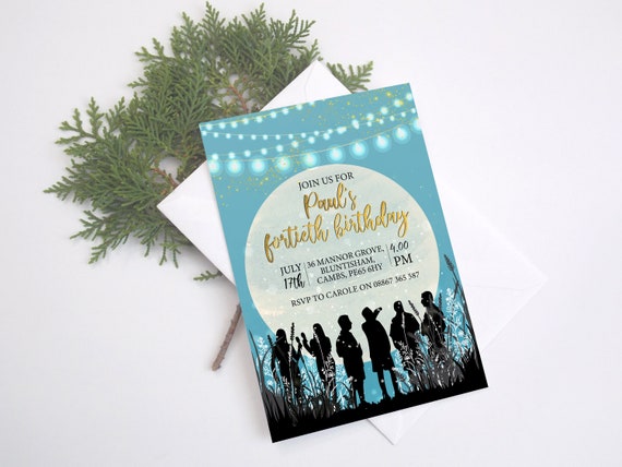 Summer Nights Get Together Party Invitation / 21st / 30th / - Etsy Australia