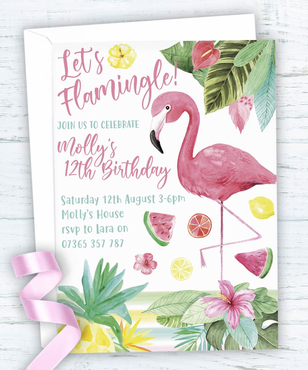 Flamingo Party Einladungen Flamingo Geburtstag Party | Etsy