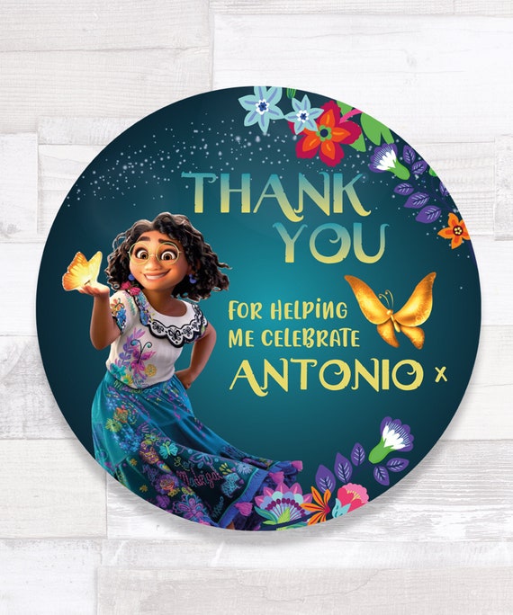 Encanto Party Bag Stickers - Encanto Thank you Stickers - Party Bag Stickers