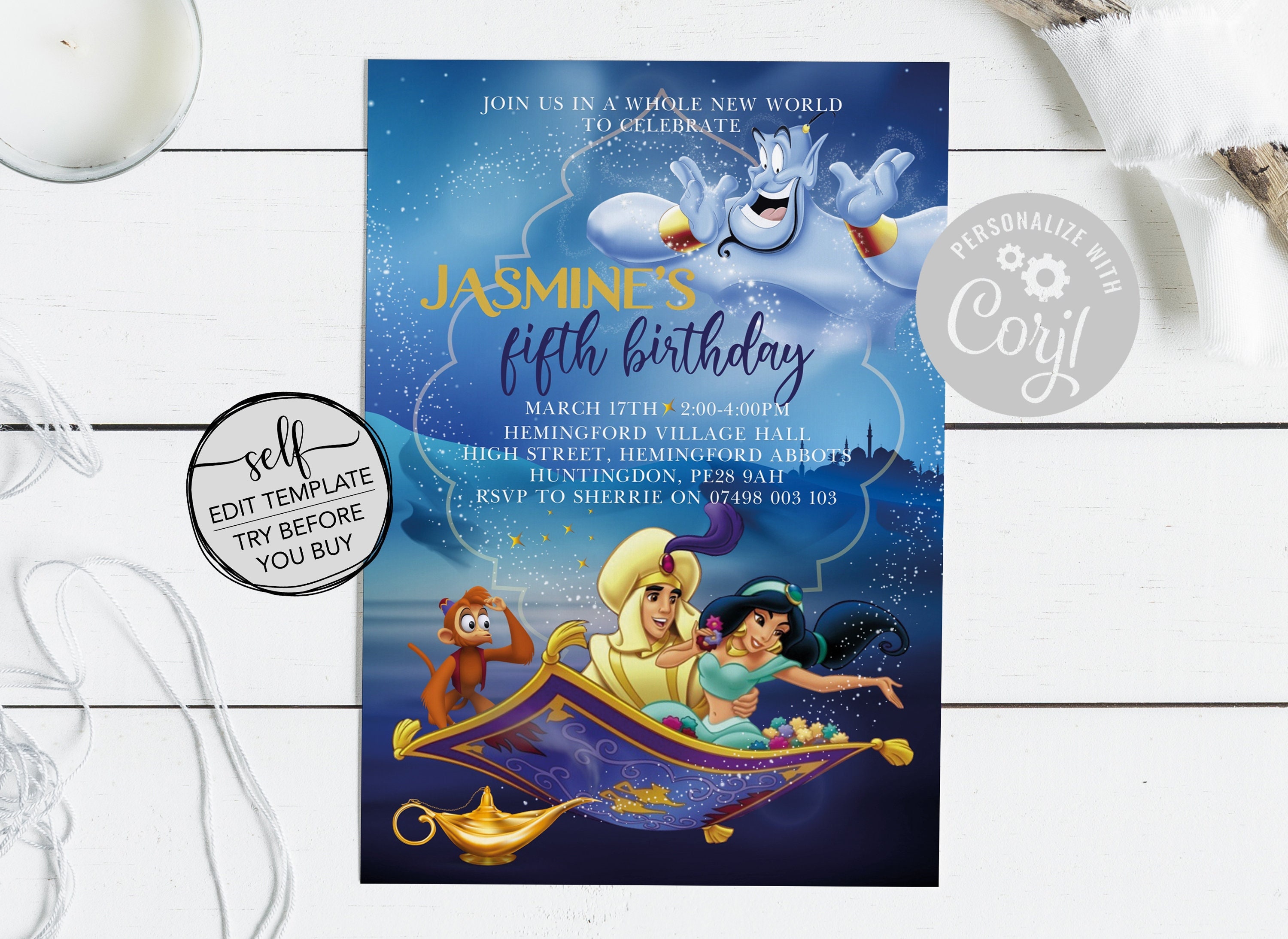 Aladdin - Birthday Party Characters For Kids