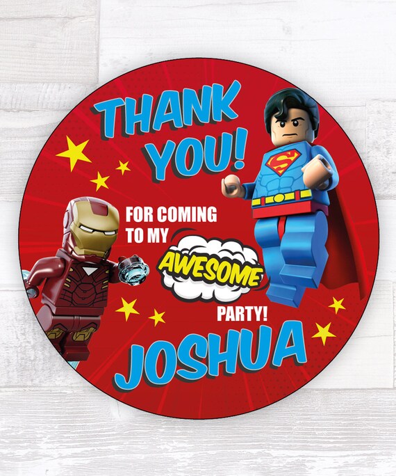 Lego sales superhero party