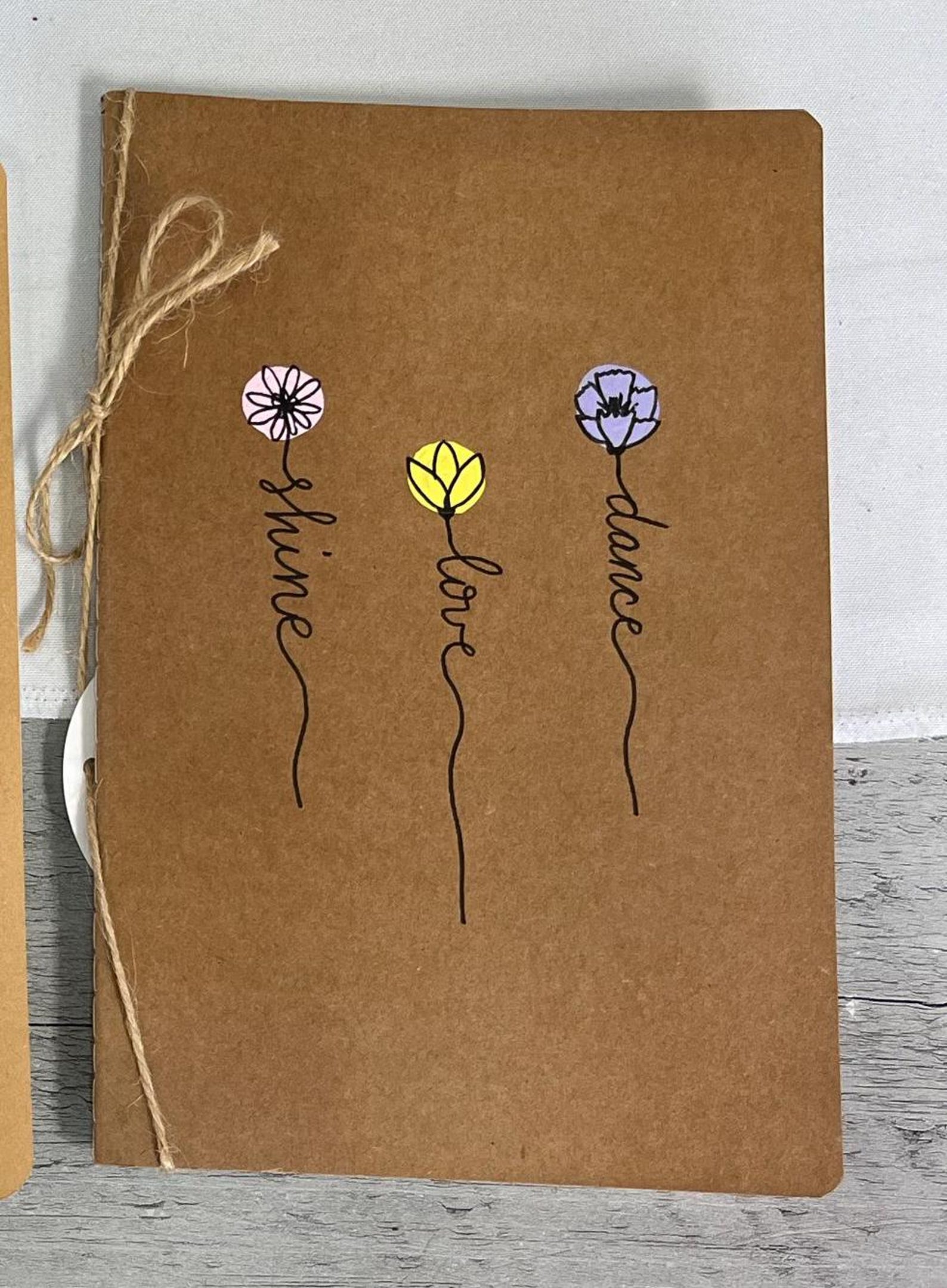 Hand Lettering Journal Hand Painted and Hand Lettered Journal - Etsy