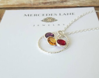 family birthstone necklace canada