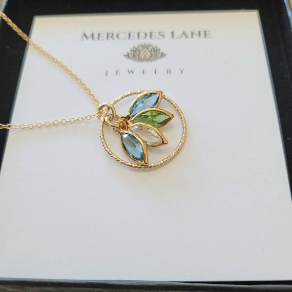 Family birthstone necklace canada 2025