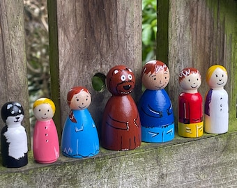 We’re going on a bear hunt -peg dolls