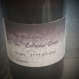 ionic Colloidal Silver