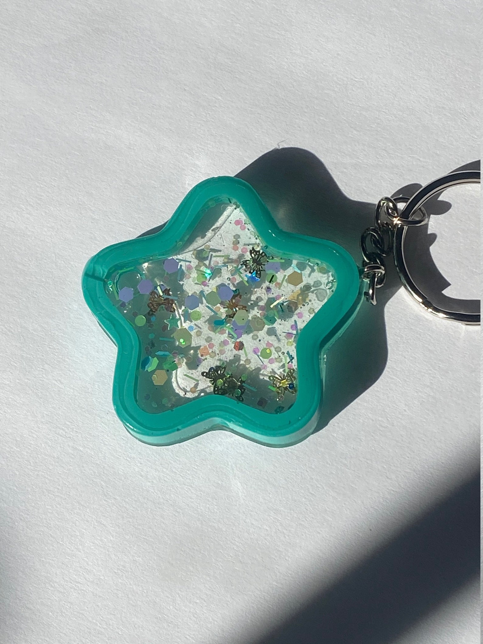 Resin shaker charms. Shaker keychain. Shaker glitter Etsy