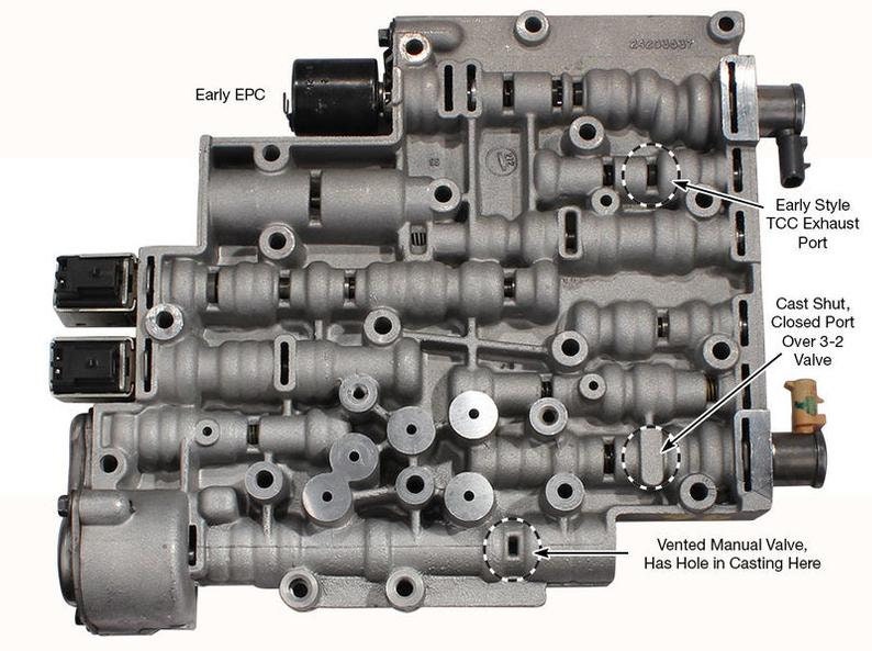 Rebuilt 4l60e Valve Body W Solenoids / Harness / Valve Body Etsy