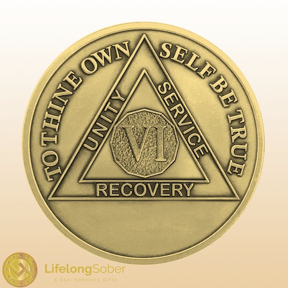6 Months Sobriety Coin Recovery Coin Gift T-Shirt 6 Months Sobriety Coin Recovery Coin Gift T-Shirt