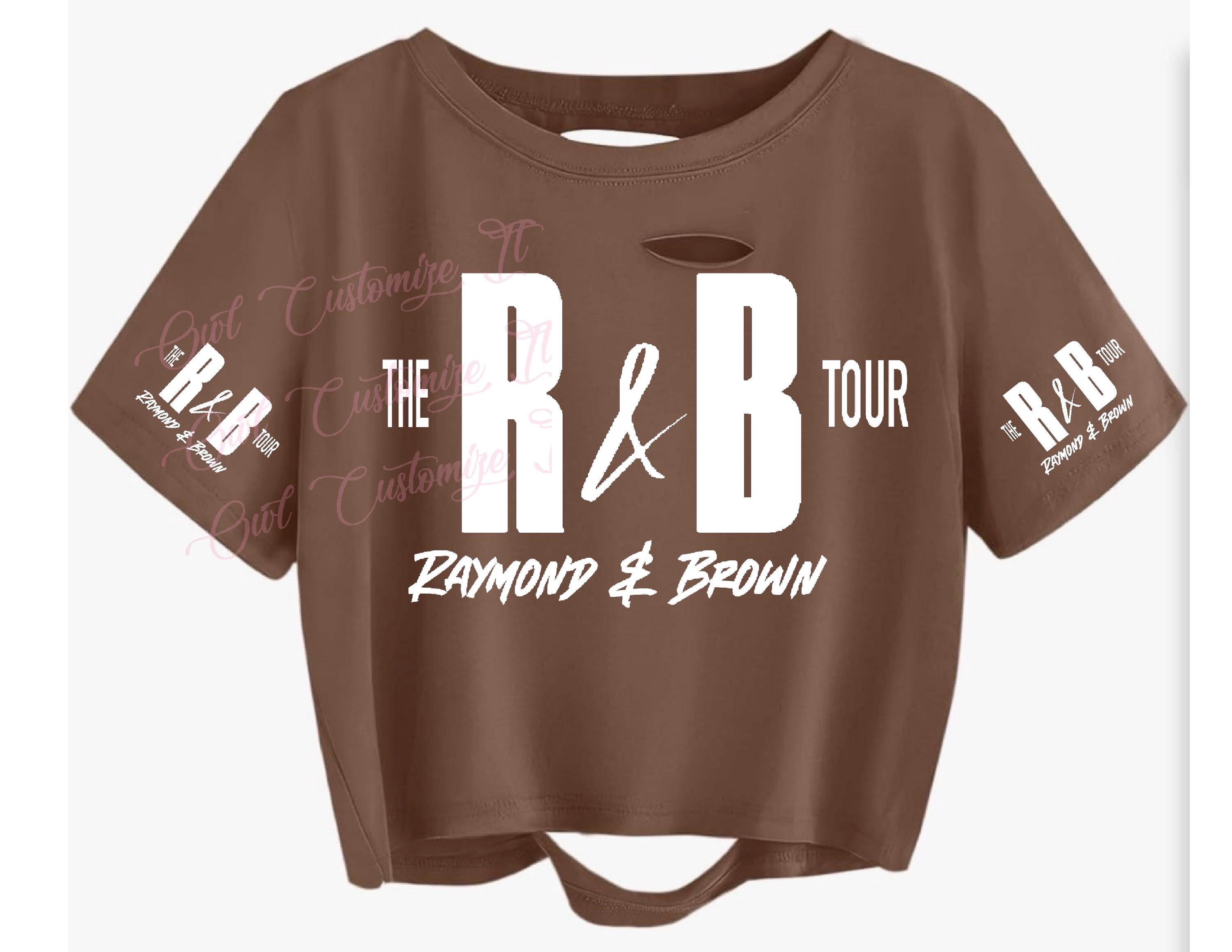 Custom 90s R and B Tour Shirt, Raymond and Brown - Etsy