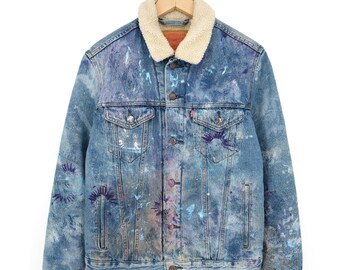 amiri sherpa denim jacket