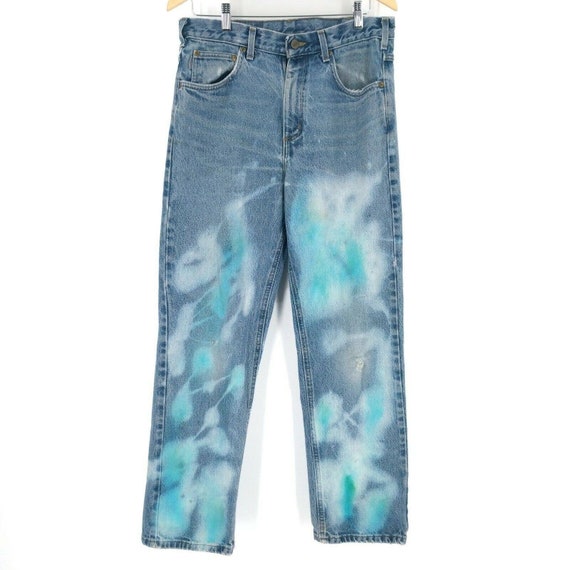 Carhartt Vintage Custom Painted Tie Dye Jeans