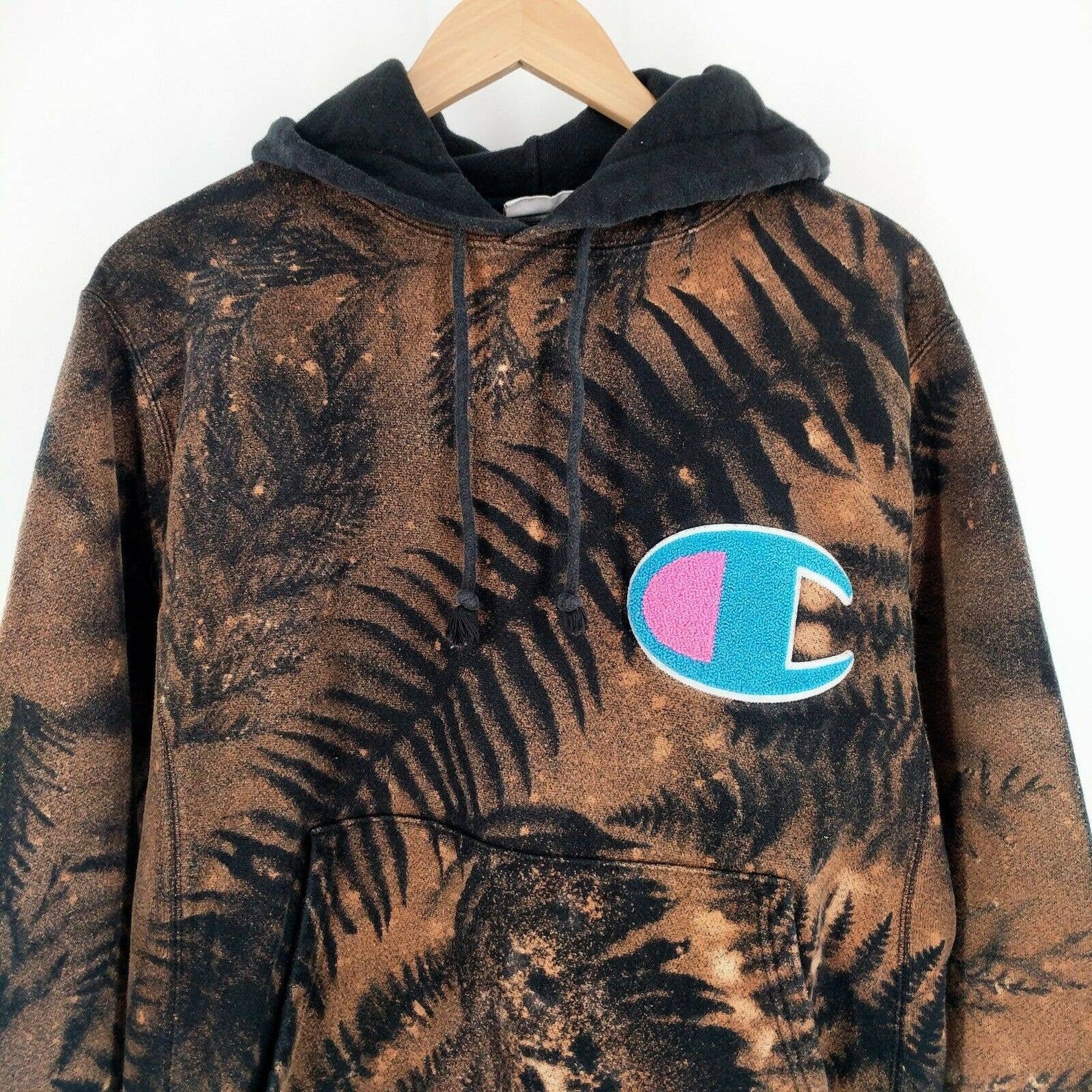 champion reverse weave tie dye hoodie