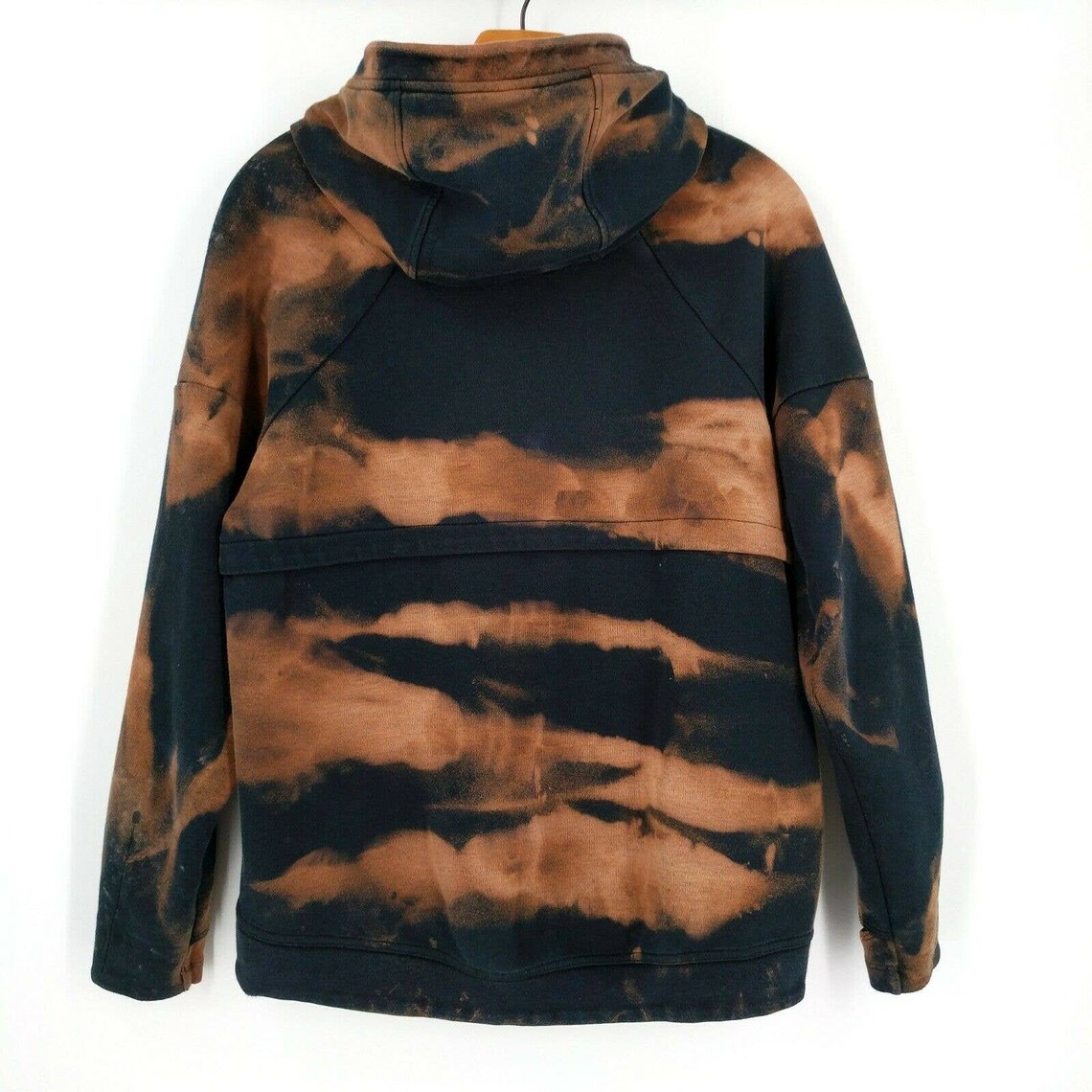 Nike Custom Bleach Tie Dye Tech Fleece Windrunner Zip Hoodie Etsy