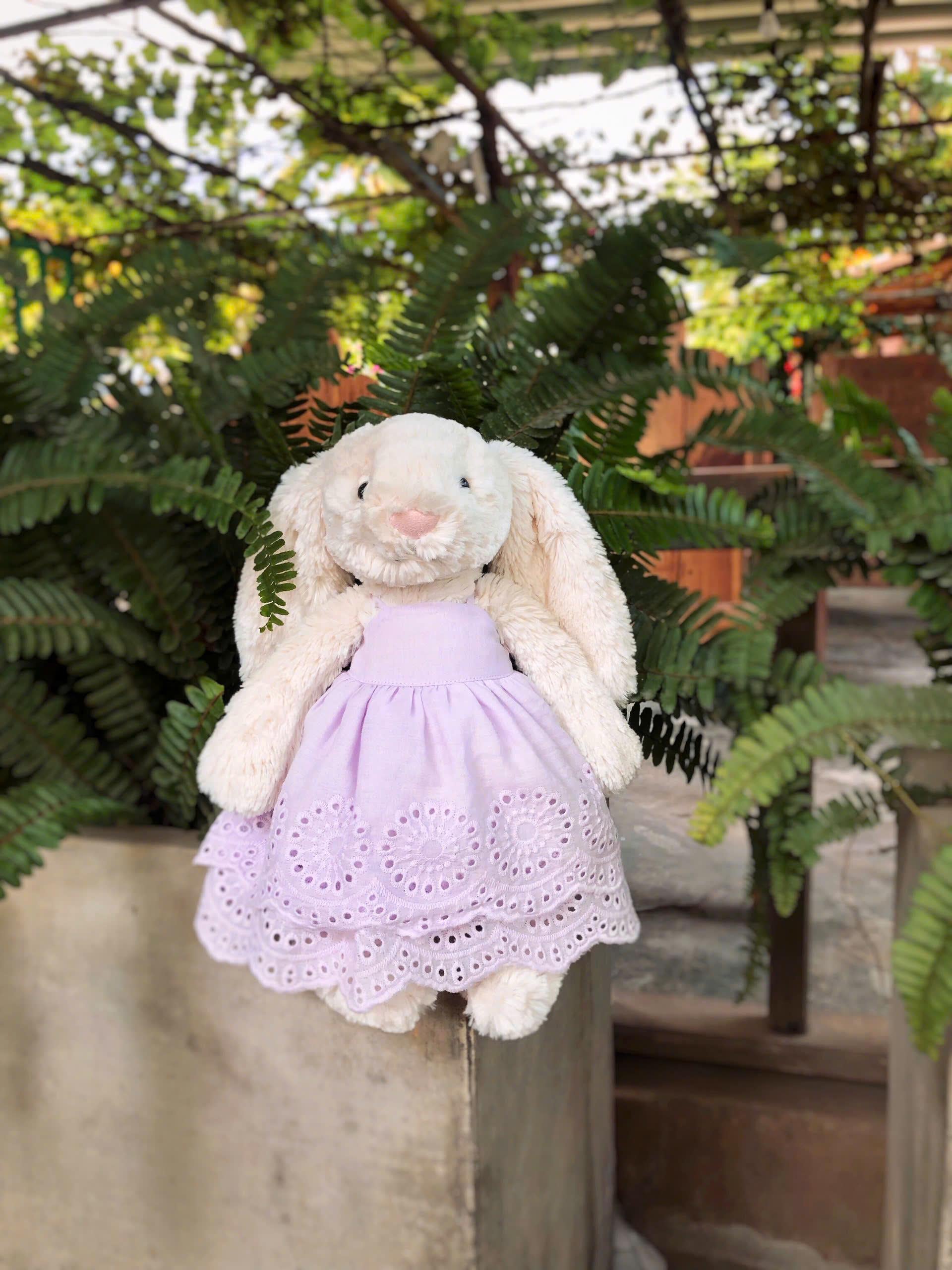 purple bunny dress Bunny Dress, Easter Dress, Spring Dress, Fluffy Easter Dress, Purple Easter Dress, Rabbit Easter Dress, READY TO SHIP in 1-2 Days