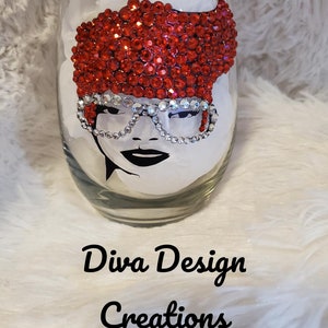Bling Wine Glass