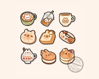 Cafe Badges/Emotes - for Twitch, Discord, YouTube, etc.