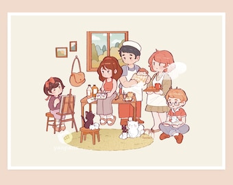 Kiki's Delivery Service - Art Studio Print