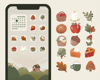 Autumn Icon Set & Wallpapers  (iOS 14 + Android)
