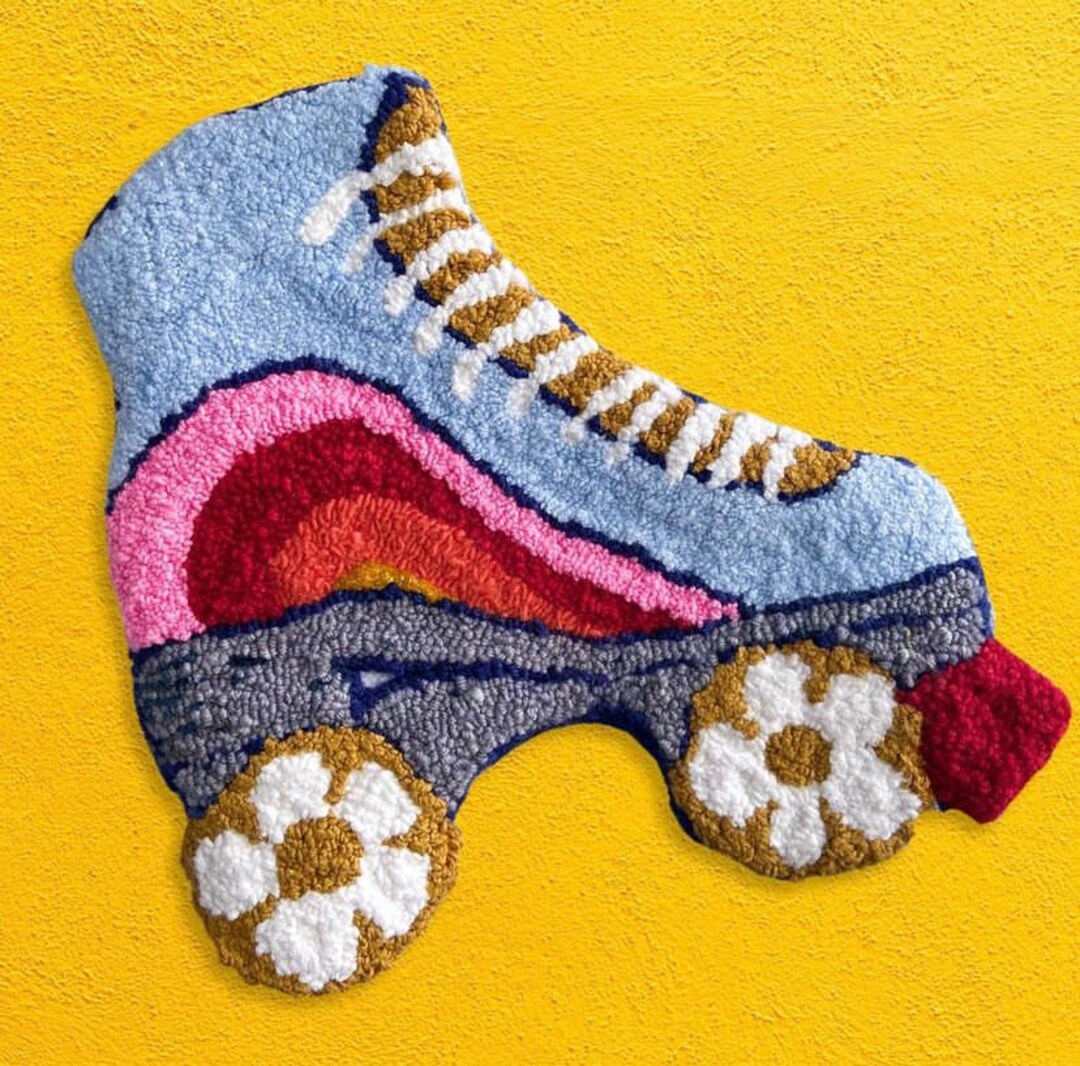 Roller Skate Wall Hanging Roller Derby Wall Decor Room Etsy