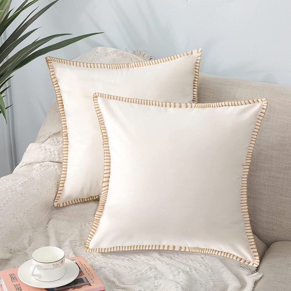Set of 2 Throw Pillow Covers Decorative Boho Accent Velvet Pillows