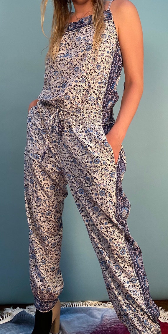 Block Print Romper Jumpsuit