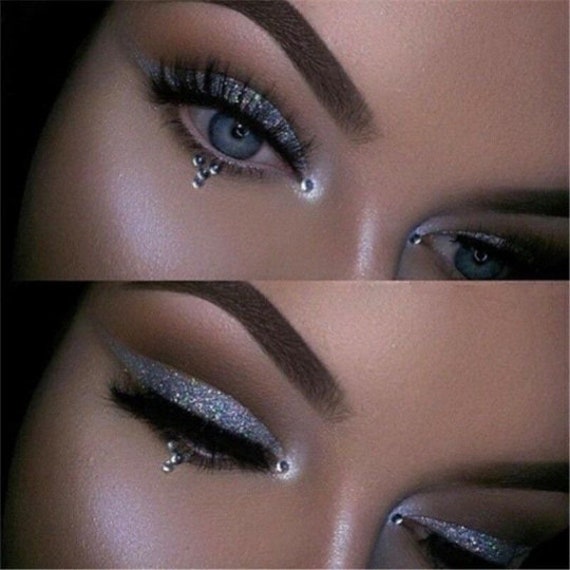 3D Circle Face Sticker Rhinestone Jewelry Festival Eye Makeup for Coach EDC  - Etsy